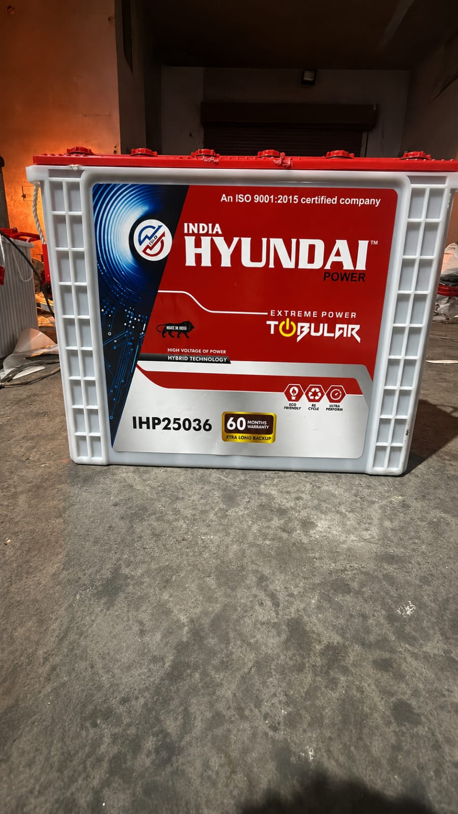 IHP25036 tubular battery